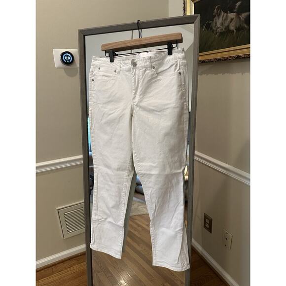 Talbots Jeans 12/31 Flawless Slim Ankle Curvy White Slimming Stretch - Picture 4 of 8